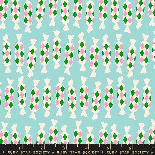 PRE - ORDER Eye Candy - Collaboration by Ruby Star Society - Diamond Candies RS 5159 21 - Frost - Half Yard - November 2024 - Modern Fabric Shoppe