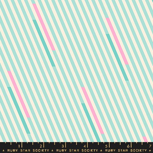 PRE - ORDER Eye Candy - Collaboration by Ruby Star Society - Eye Candy Stripe RS 5155 13 - Frost - Half Yard - November 2024 - Modern Fabric Shoppe