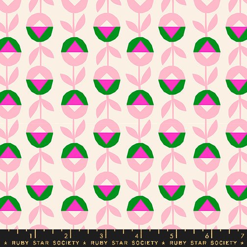 PRE - ORDER Eye Candy - Collaboration by Ruby Star Society - Flower Chain RS 5161 13 - Natural - Half Yard - November 2024 - Modern Fabric Shoppe