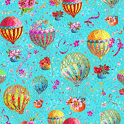PRE - Order Festival by Odile Bailloeul - Small Balloons PWOB112.BLUE - Half Yard - November 2025 - Modern Fabric Shoppe