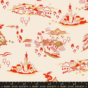 PRE - ORDER Fireglow by Sarah Watts - Mountain Town RS 2133 11M - Poinsettia - Half Yard - April 2026 - Modern Fabric Shoppe