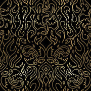 PRE - ORDER Fireglow by Sarah Watts - Scribe RS 2137 15M - Black - Half Yard - April 2026 - Modern Fabric Shoppe