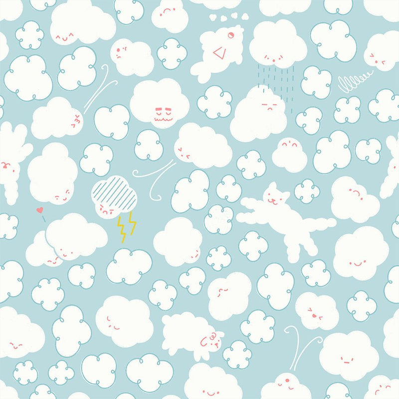 PRE - Order Float by Rashida Coleman Hale - Cloudy RS 1144 15 Lily Pad - Half Yard - January 2027 - Modern Fabric Shoppe