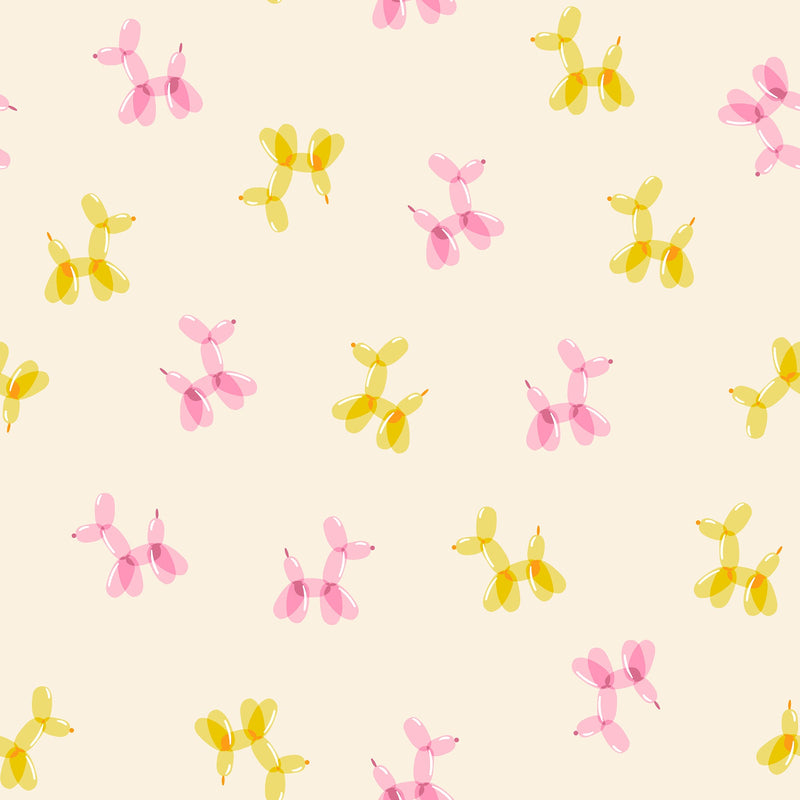 PRE - Order Float by Rashida Coleman Hale - Doggy RS 1147 11 Natural - Half Yard - January 2027 - Modern Fabric Shoppe