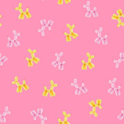 PRE - Order Float by Rashida Coleman Hale - Doggy RS 1147 13 Lucky Pink - Half Yard - January 2027 - Modern Fabric Shoppe