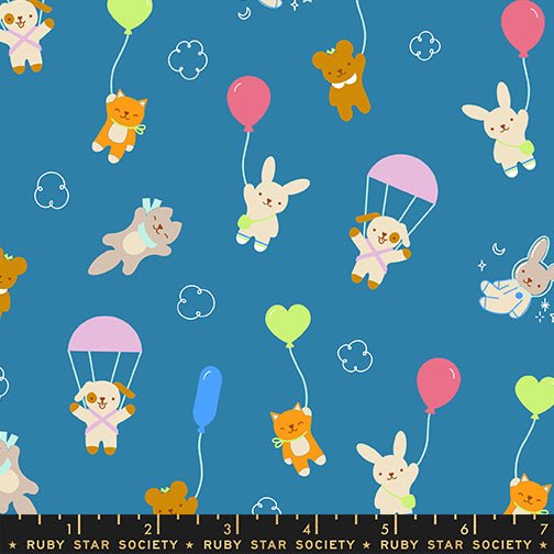 PRE - Order Float by Rashida Coleman Hale - Float Up RS 1143 15 Parachute Blue - Half Yard - January 2027 - Modern Fabric Shoppe