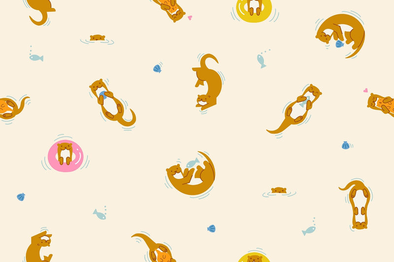 PRE - Order Float by Rashida Coleman Hale - Otterly RS 1145 11 Natural - Half Yard - January 2027 - Modern Fabric Shoppe
