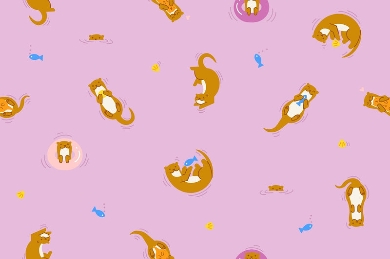 PRE - Order Float by Rashida Coleman Hale - Otterly RS 1145 13 Macaron - Half Yard - January 2027 - Modern Fabric Shoppe