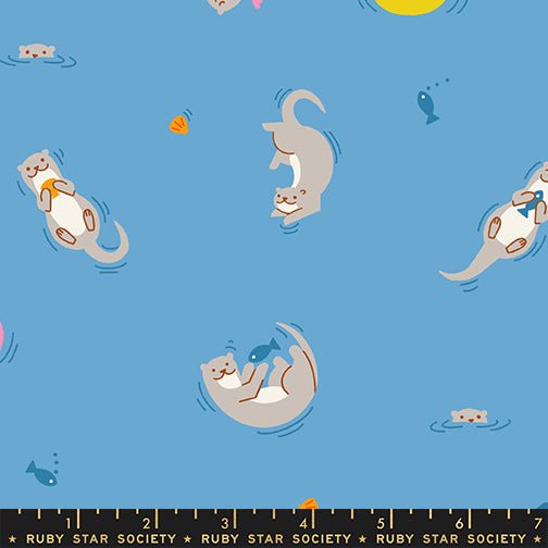 PRE - Order Float by Rashida Coleman Hale - Otterly RS 1145 15 Ripple - Half Yard - January 2027 - Modern Fabric Shoppe