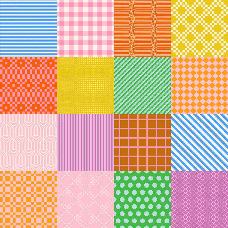 PRE - Order Float by Rashida Coleman Hale - Sample Cheater RS 1149 12 Posy - Half Yard - January 2027 - Modern Fabric Shoppe