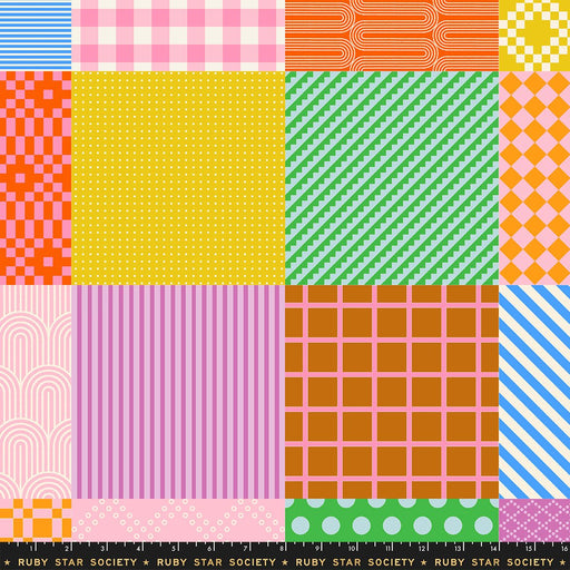PRE - Order Float by Rashida Coleman Hale - Sample Cheater RS 1149 12 Posy - Half Yard - January 2027 - Modern Fabric Shoppe