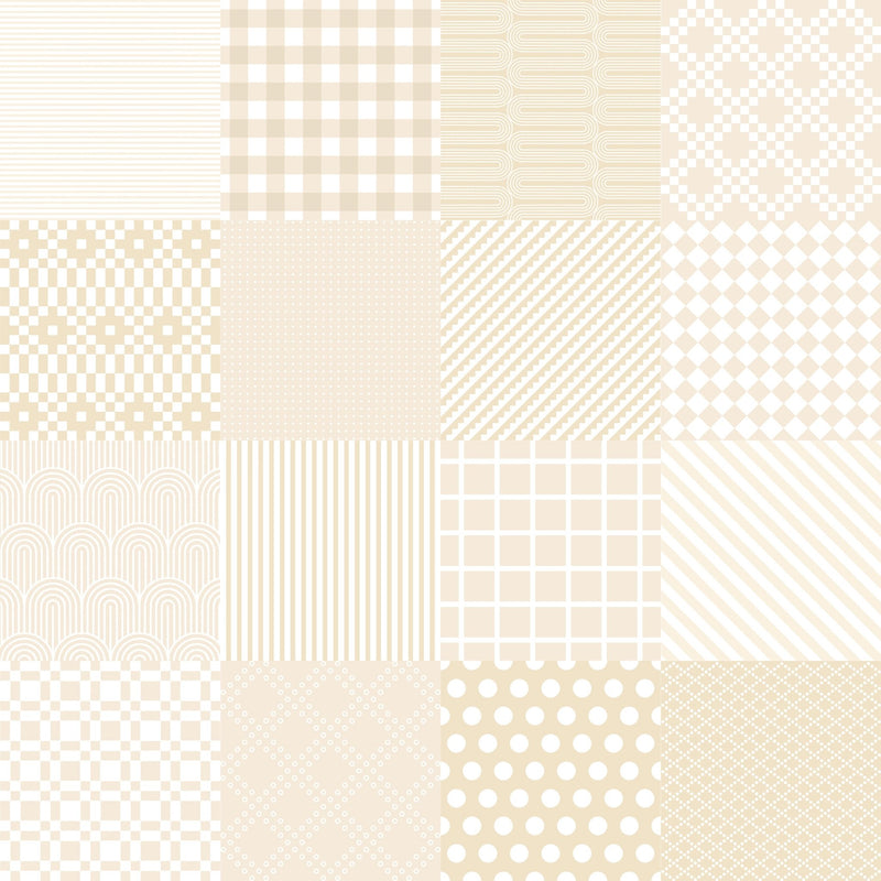 PRE - Order Float by Rashida Coleman Hale - Sample Cheater RS 1149 15 Parchment - Half Yard - January 2027 - Modern Fabric Shoppe