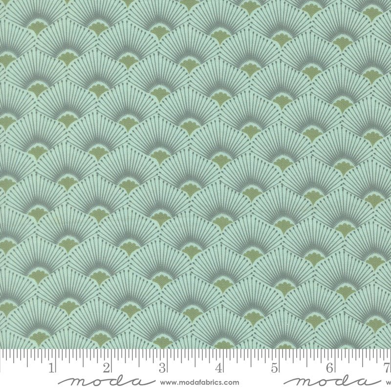 PRE - Order Floriori by Kate Spain - Mimosa 27356 14 Mint - Half Yard - January 2027 - Modern Fabric Shoppe