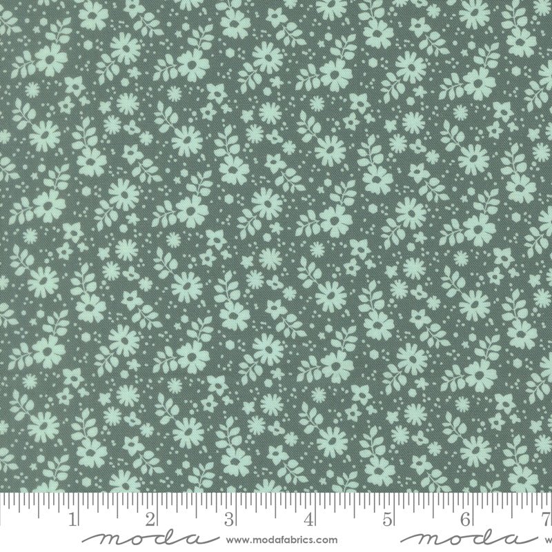 PRE - Order Floriori by Kate Spain - Petaline 27355 17 Fog - Half Yard - January 2027 - Modern Fabric Shoppe