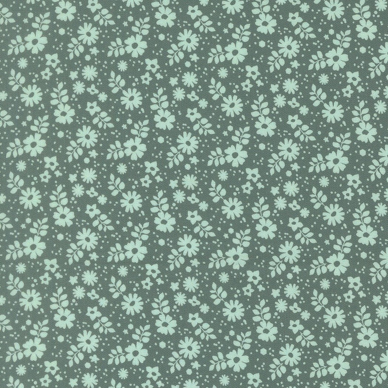 PRE - Order Floriori by Kate Spain - Petaline 27355 17 Fog - Half Yard - January 2027 - Modern Fabric Shoppe