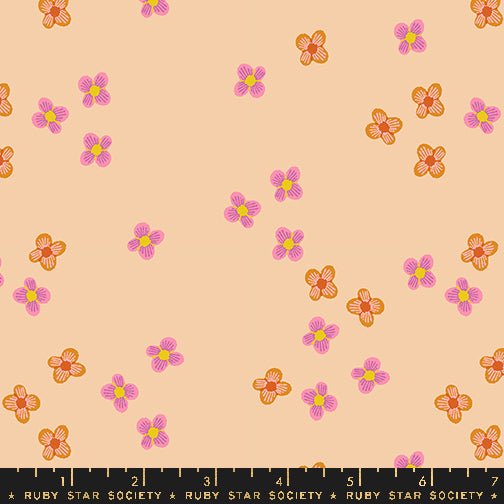 PRE-ORDER Flower Favorites- Collaboration by Ruby Star Society- Blossom RS 5149 13- Creme Brulee- Half Yard- August 2024 - Modern Fabric Shoppe
