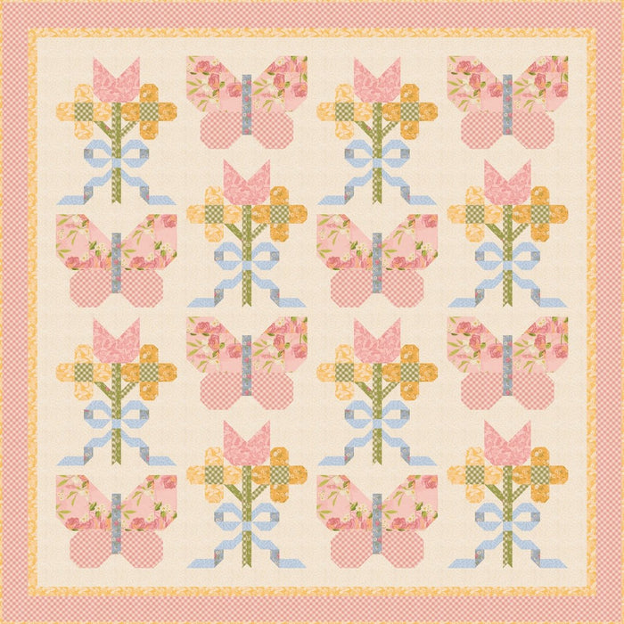 PRE - ORDER Flowers for You Quilt Kit featuring My Secret Garden by Stacy Iest Hsu - July 2026 - Modern Fabric Shoppe