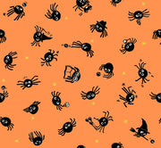 PRE - ORDER Freaky Familiar - Collaboration by Ruby Star Society - Spider Sense RS 5191 13 - Pumpkin - Half Yard - June 2026 - Modern Fabric Shoppe
