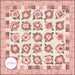 PRE-ORDER French Rose- Pink Quilt Kit featuring Electric Elements- Pink by Tim Holtz- October 2024 - Modern Fabric Shoppe