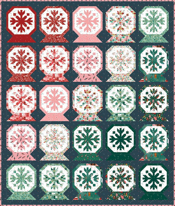 PRE - ORDER Frosted Globe Quilt Kit featuring Nutcracker Tradition by Jennifer Long - May 2026 - Modern Fabric Shoppe