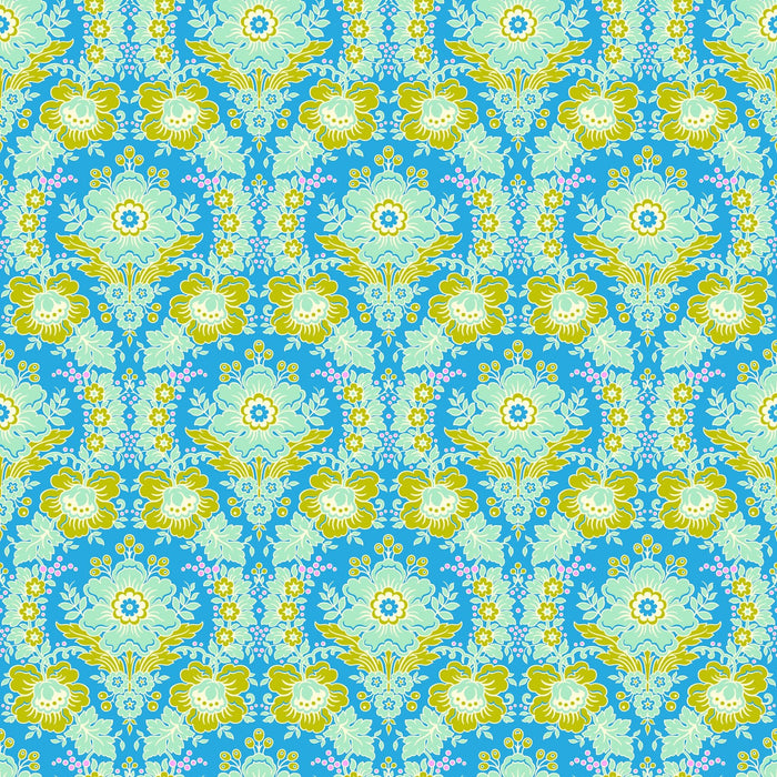 PRE - Order Full Bloom by Heather Bailey - Eloise 91086 - 40 Blue - Half Yard - May 2025 - Modern Fabric Shoppe