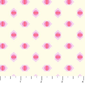 PRE - Order Full Bloom by Heather Bailey - Full Bloom Dot 91092 - 21 Coral - Half Yard - May 2025 - Modern Fabric Shoppe