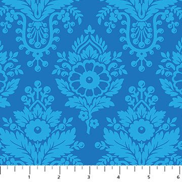 PRE - Order Full Bloom by Heather Bailey - Full Bloom Lulu 91089 - 42 Blue - Half Yard - May 2025 - Modern Fabric Shoppe