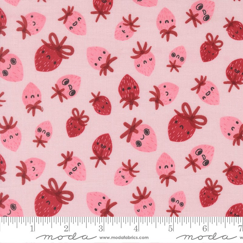 PRE - ORDER Funny Valentine by Lizzy House - Blush 37142 17 - Half Yard - November 2025 - Modern Fabric Shoppe