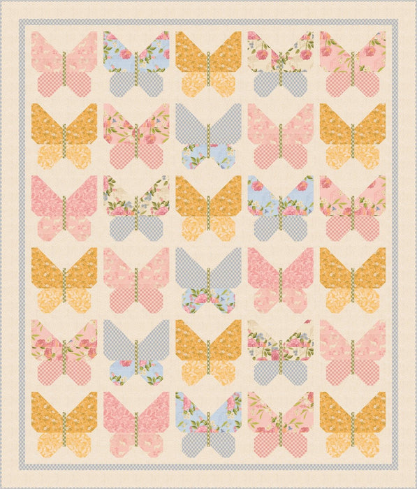 PRE - ORDER Garden Butterflies Quilt Kit featuring My Secret Garden by Stacy Iest Hsu - July 2026 - Modern Fabric Shoppe
