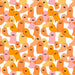 PRE - Order Ghostly Garden by KP Creates - Ghost Party A - 10202 - O Orange - Half Yard - March 2026 - Modern Fabric Shoppe