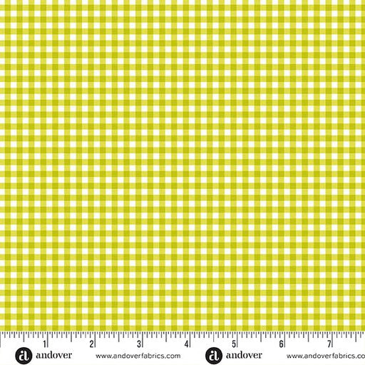 PRE - Order Ghostly Garden by KP Creates - Gingham A - 10199 - G Green - Half Yard - March 2026 - Modern Fabric Shoppe