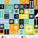 PRE - Order Ghostly Garden by KP Creates - Sew Spooky A - 10195 - T Aqua - Half Yard - March 2026 - Modern Fabric Shoppe