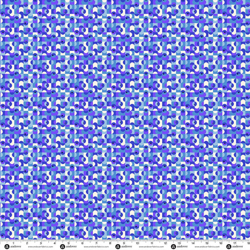 PRE-ORDER Glam by Libs Elliott- Disco Dots Chill A-10945-B- Half Yard- June 2027 - Modern Fabric Shoppe