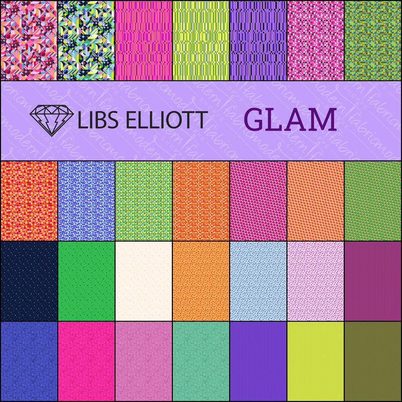 PRE-Order Glam by Libs Elliott- Fat Quarter Bundle- June 2027 - Modern Fabric Shoppe