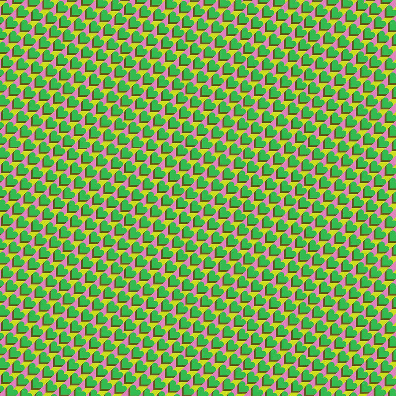 PRE-ORDER Glam by Libs Elliott- Heart Pop Envy A-10944-G- Half Yard- June 2027 - Modern Fabric Shoppe
