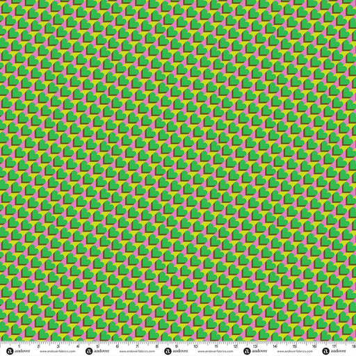 PRE-ORDER Glam by Libs Elliott- Heart Pop Envy A-10944-G- Half Yard- June 2027 - Modern Fabric Shoppe