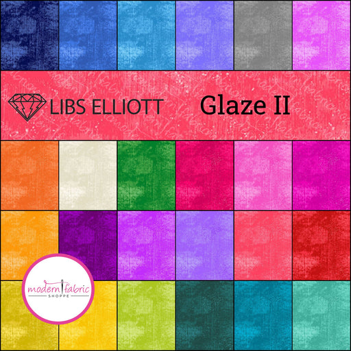 PRE-ORDER Glaze II by Libs Elliott- Fat Quarter Bundle- October 2024 - Modern Fabric Shoppe