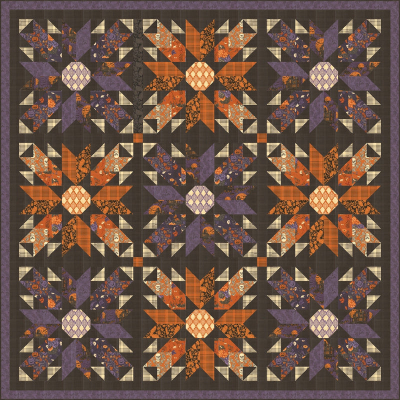 PRE-ORDER Gothic Elegance Quilt Kit featuring Gothic Haunt by Stacy Iest Hsu- May 2027 - Modern Fabric Shoppe