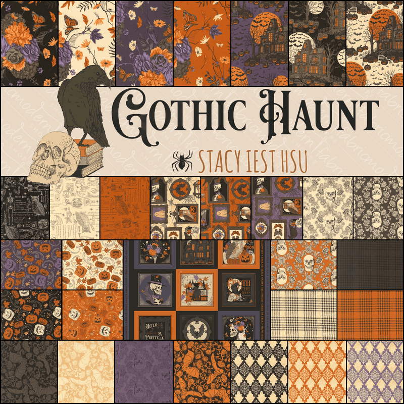 PRE-ORDER Gothic Haunt by Stacy Iest Hsu- Half Yard Bundle- May 2027 - Modern Fabric Shoppe