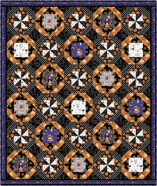 PRE - Order Happy Jacks Quilt Kit featuring Moonlit Mischief by Mary Engelbreit - May 2026 - Modern Fabric Shoppe