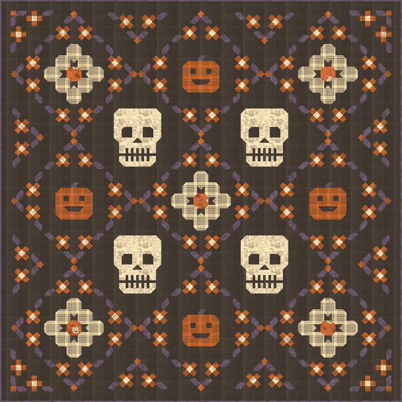 PRE-ORDER Haunted Garden Quilt Kit featuring Gothic Haunt by Stacy Iest Hsu- May 2027 - Modern Fabric Shoppe