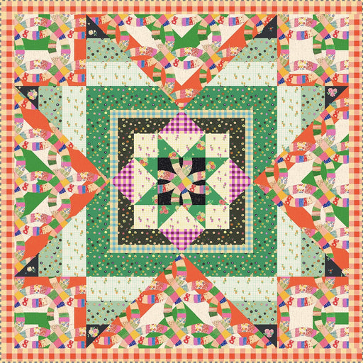 PRE-Order Heather Ross- Barn Star Quilt Kit featuring Heather Ross Boat Race- March 2027 - Modern Fabric Shoppe