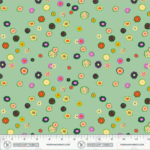 PRE-Order Heather Ross- Boat Race- Beads 55603D-7 Pool- Half Yard- May 2027 - Modern Fabric Shoppe