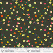 PRE-Order Heather Ross- Boat Race- Beads 55603D-8 Soot- Half Yard- May 2027 - Modern Fabric Shoppe