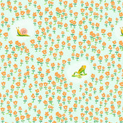 PRE-Order Heather Ross- Boat Race- Critters 55605D-10 Aqua- Half Yard- May 2027 - Modern Fabric Shoppe