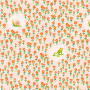 PRE-Order Heather Ross- Boat Race- Critters 55605D-11 Pink- Half Yard- May 2027 - Modern Fabric Shoppe