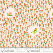 PRE-Order Heather Ross- Boat Race- Critters 55605D-11 Pink- Half Yard- May 2027 - Modern Fabric Shoppe