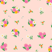 PRE-Order Heather Ross- Boat Race- Denyse Floral 55606D-13 Blush- Half Yard- May 2027 - Modern Fabric Shoppe