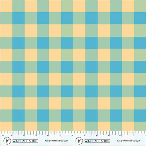 PRE-Order Heather Ross- Boat Race- Picnic Big 55607D-17 Sky Blue- Half Yard- May 2027 - Modern Fabric Shoppe