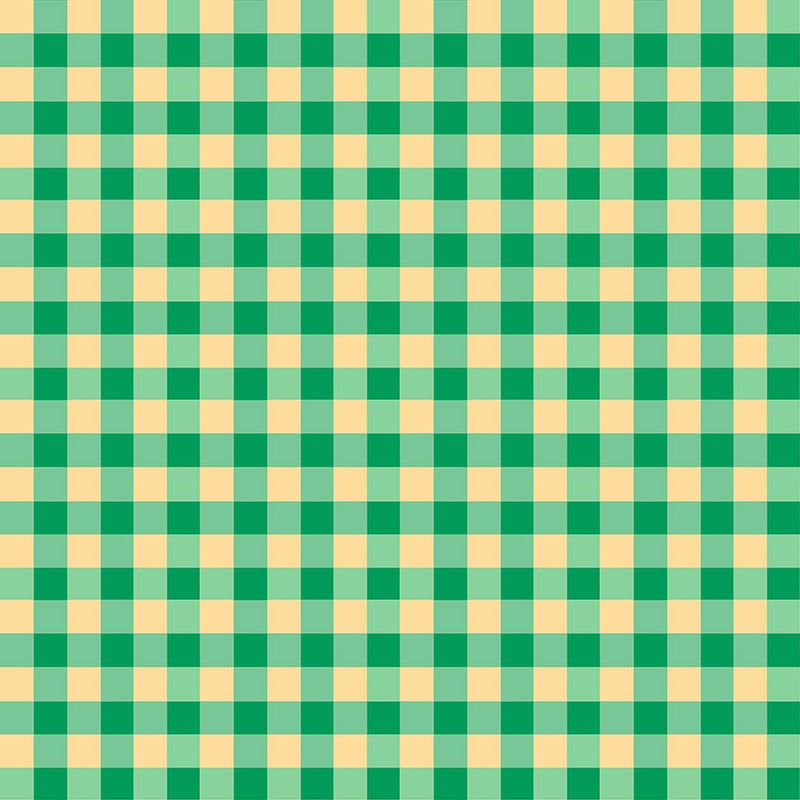 PRE-Order Heather Ross- Boat Race- Picnic Little 55608D-3 Green- Half Yard- May 2027 - Modern Fabric Shoppe
